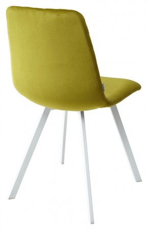 Стул DAIQUIRI BLUVEL-75 OLIVA / белый каркас, велюр М-City в Ревде - revda.mebel24.online | фото 2