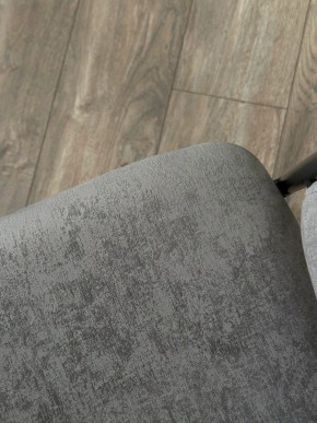Стул ДИЛЛ, цвет RAIN 17 серый, велюр / черный каркас М-City в Ревде - revda.mebel24.online | фото 5