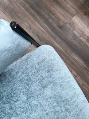 Стул ДИЛЛ, цвет RAIN 7 бриз, велюр / черный каркас М-City в Ревде - revda.mebel24.online | фото 4