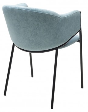 Стул ДИЛЛ, цвет RAIN 7 бриз, велюр / черный каркас М-City в Ревде - revda.mebel24.online | фото 8