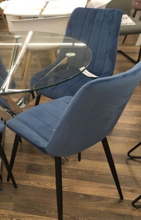Стул FLIP пепельно-синий, велюр G108-66 М-City в Ревде - revda.mebel24.online | фото 2