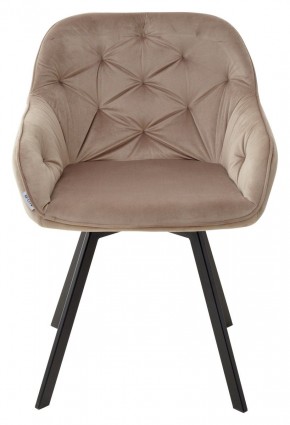 Стул GALE 360 град. поворот. BLUVEL-40 BEIGE, велюр/ черный каркас, М-City в Ревде - revda.mebel24.online | фото 6