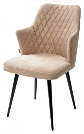 Стул HERMAN 360 град. БЕЖЕВЫЙ #5, велюр / черный каркас М-City в Ревде - revda.mebel24.online | фото