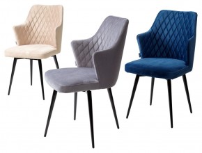Стул HERMAN 360 град. БЕЖЕВЫЙ #5, велюр / черный каркас М-City в Ревде - revda.mebel24.online | фото 7