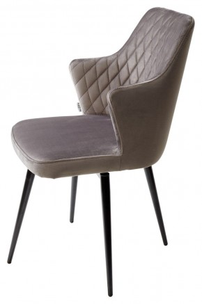 Стул HERMAN 360 град. ГРАФИТ #14, велюр / черный каркас М-City в Ревде - revda.mebel24.online | фото 4