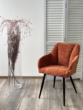 Стул REFLET 3018-09 терракотовый, шенилл / черный каркас, ®DISAUR в Ревде - revda.mebel24.online | фото 2