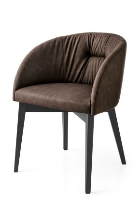 Стул ROSIE SOFT CB/1910, BCH P132 GRAPHITE/ VENICE S0G SOIL BROWN в Ревде - revda.mebel24.online | фото