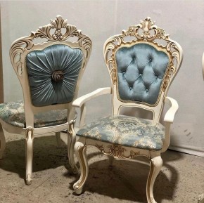Стул Роза с каретной стяжкой и подлокотниками в Ревде - revda.mebel24.online | фото