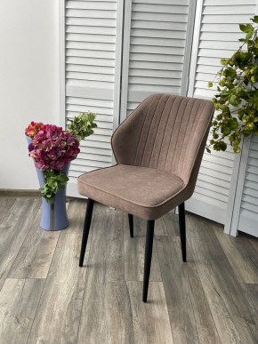 Стул VENA, цвет B5 Капучино, велюр / черный каркас М-City в Ревде - revda.mebel24.online | фото 2