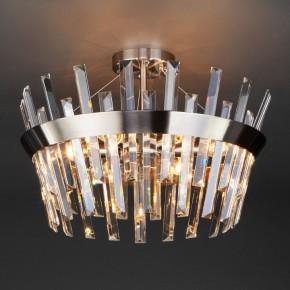 Светильник на штанге TK Lighting Steccato 10111/5 сатин-никель/прозрачный хрусталь Strotskis в Ревде - revda.mebel24.online | фото 2