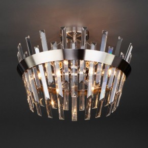 Светильник на штанге TK Lighting Steccato 10111/5 сатин-никель/прозрачный хрусталь Strotskis в Ревде - revda.mebel24.online | фото 3