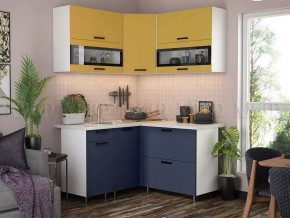 ТЕХНО Кухонный гарнитур угловой 1,4х1,4 м Компоновка №2 в Ревде - revda.mebel24.online | фото 3