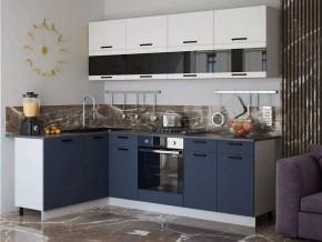 ТЕХНО Кухонный гарнитур угловой 2,4х1,6 м Компоновка №4 в Ревде - revda.mebel24.online | фото 2