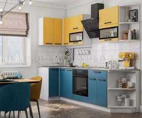 ТЕХНО Кухонный гарнитур угловой 2,7х0,9 м Компоновка №2 в Ревде - revda.mebel24.online | фото 2