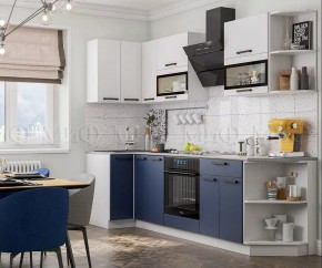 ТЕХНО Кухонный гарнитур угловой 2,7х0,9 м Компоновка №2 в Ревде - revda.mebel24.online | фото 3