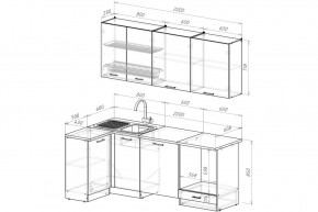 ТЕРЦИЯ Кухонный гарнитур Стандарт (1600 мм) в Ревде - revda.mebel24.online | фото 2