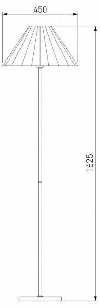 Торшер Eurosvet Peony 01133/1 хром/графит в Ревде - revda.mebel24.online | фото 3