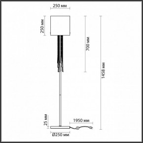 Торшер Odeon Light Nicole 4890/1F в Ревде - revda.mebel24.online | фото 4