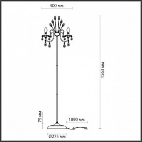 Торшер Odeon Light Versia 4977/3F в Ревде - revda.mebel24.online | фото 4