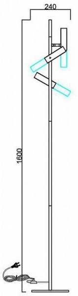 Торшер ST-Luce Eclip SL1236.405.03 в Ревде - revda.mebel24.online | фото 5