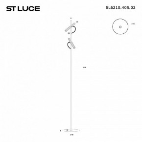 Торшер ST-Luce LILT SL6210.405.02 в Ревде - revda.mebel24.online | фото 2