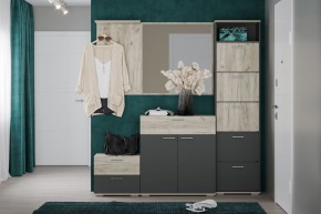 Тумба для обуви НМ 013.24 "Санти" (Антрацит/Крафт Серый) в Ревде - revda.mebel24.online | фото 3