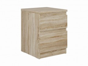Тумба КАСТОР малая с двумя ящиками, цвет Дуб Сонома в Ревде - revda.mebel24.online | фото