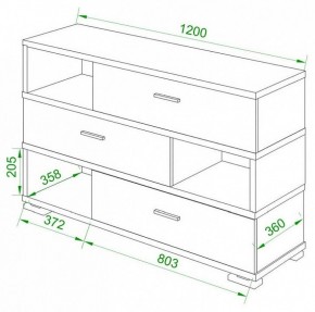 Тумба комбинированная Домино СБ-40/3-ПВК в Ревде - revda.mebel24.online | фото 2