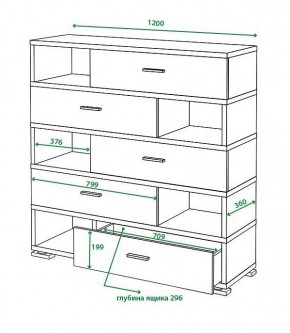 Тумба комбинированная СБ-40/5 в Ревде - revda.mebel24.online | фото 2
