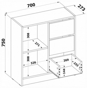 Тумба комбинированная Т-1 в Ревде - revda.mebel24.online | фото 4