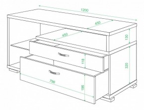 Тумба под ТВ Домино ТК-10 в Ревде - revda.mebel24.online | фото 2