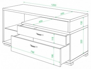 Тумба под ТВ Домино ТК-10М в Ревде - revda.mebel24.online | фото 2