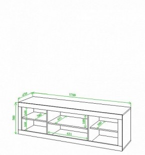 Тумба под ТВ Toivo Кон170 в Ревде - revda.mebel24.online | фото 2