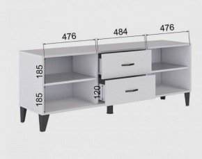 Тумба под ТВ ТВМ-6 (белый) в Ревде - revda.mebel24.online | фото 2