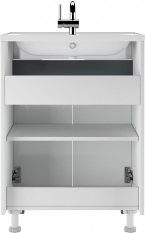 Тумба под умывальник "Absolute 60" Vector без ящика Домино (DV6603T) в Ревде - revda.mebel24.online | фото 4