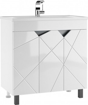 Тумба под умывальник "Absolute 80" Vector без ящика Домино (DV6604T) в Ревде - revda.mebel24.online | фото 1