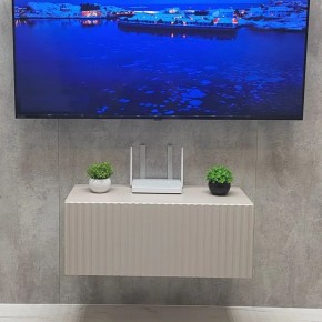 Тумба подвесная под ТВ LINES MTV1-MA 750 Бежевый (Леда-М 10.1.5) в Ревде - revda.mebel24.online | фото 5