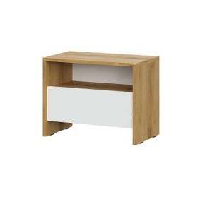 Тумба прикроватная "Дольче" (Дуб Золотой/Белый) в Ревде - revda.mebel24.online | фото