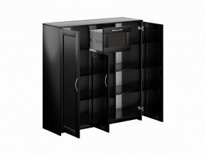 Тумба СИРИУС трехдверная с одним ящиком, цвет Дуб Венге в Ревде - revda.mebel24.online | фото 3