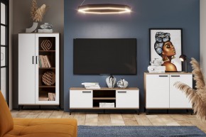 Тумба ТВА НМ 013.45 "Марсель" (Меренга/Дуб Крафт Табачный) в Ревде - revda.mebel24.online | фото 3