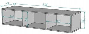 ТВ тумба подвесная TV76 в Ревде - revda.mebel24.online | фото 2