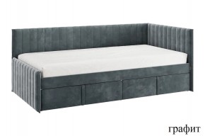 ТВИКС Кровать (тахта) с ящиками 900 (графит) в Ревде - revda.mebel24.online | фото
