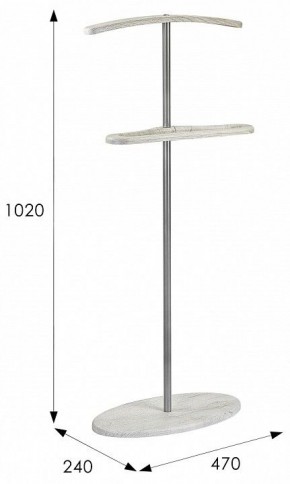 Вешалка для костюма Дэви 3 в Ревде - revda.mebel24.online | фото 10