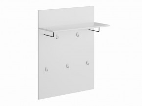 Вешалка СИРИУС настенная с полкой, цвет белый в Ревде - revda.mebel24.online | фото 2