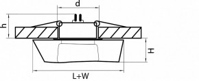 Встраиваемый светильник Lightstar Flutto 006430 в Ревде - revda.mebel24.online | фото 3