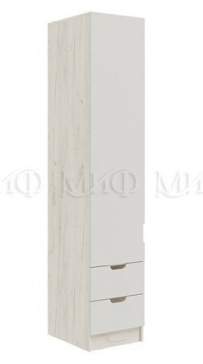 ЮНИОР-4 Детская (модульная) МДФ (Шарли Белый) в Ревде - revda.mebel24.online | фото 3