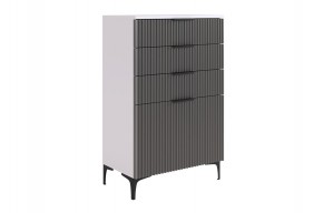 ЗЕФИР Гостиная К2 (белое дерево/черный муар) в Ревде - revda.mebel24.online | фото 11