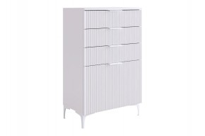 ЗЕФИР Комод (белый муар) в Ревде - revda.mebel24.online | фото